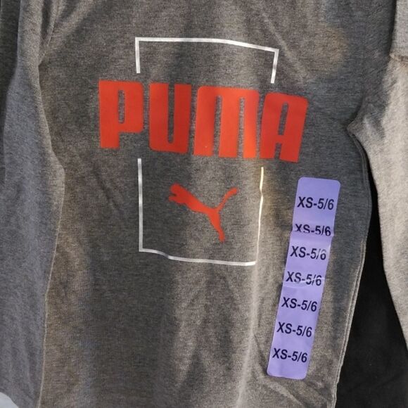 Boy's 3 Piece Puma Pants Shirt Active Wear Set Size XS 5/6 - Picture 2 of 7